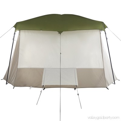 Wenzel Klondike 16 x 11 Foot 8 Person 3 Season Screen Room Camping Tent, Green